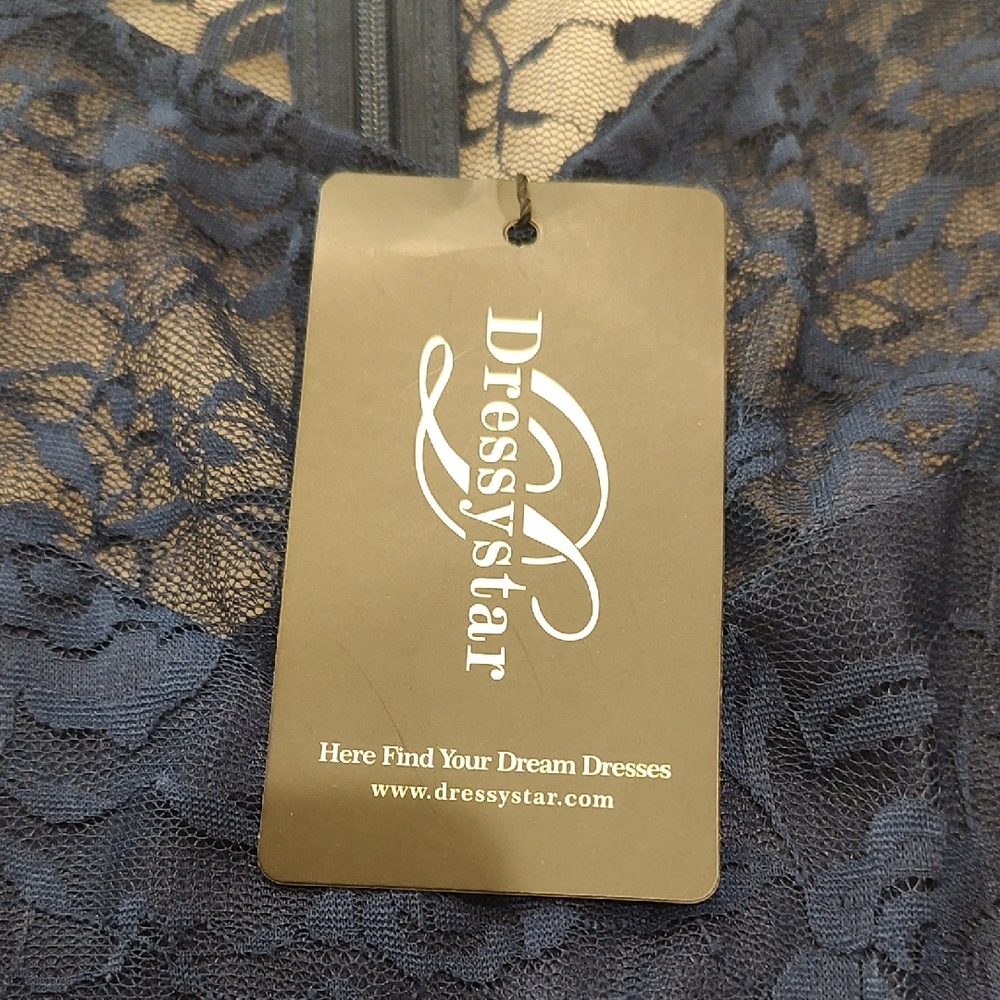 Dressystar Navy Lace Dress